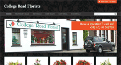 Desktop Screenshot of collegeroadflorists.com